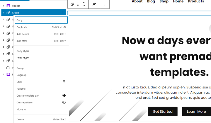 13 najlepszych funkcji dostępnych w WordPress 6.5 ze zrzutami ekranu 9 Right Click Settings