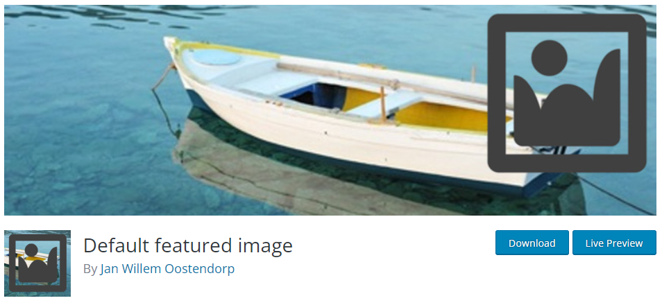 Imagine prezentată implicită - remediați eroarea de încărcare a imaginii prezentate WordPress