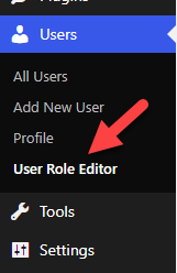editor peran pengguna