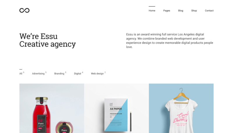 Tema de WordPress Essu
