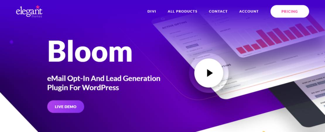 Bloom Ücretli WordPress Açılır Pencere Eklentisi