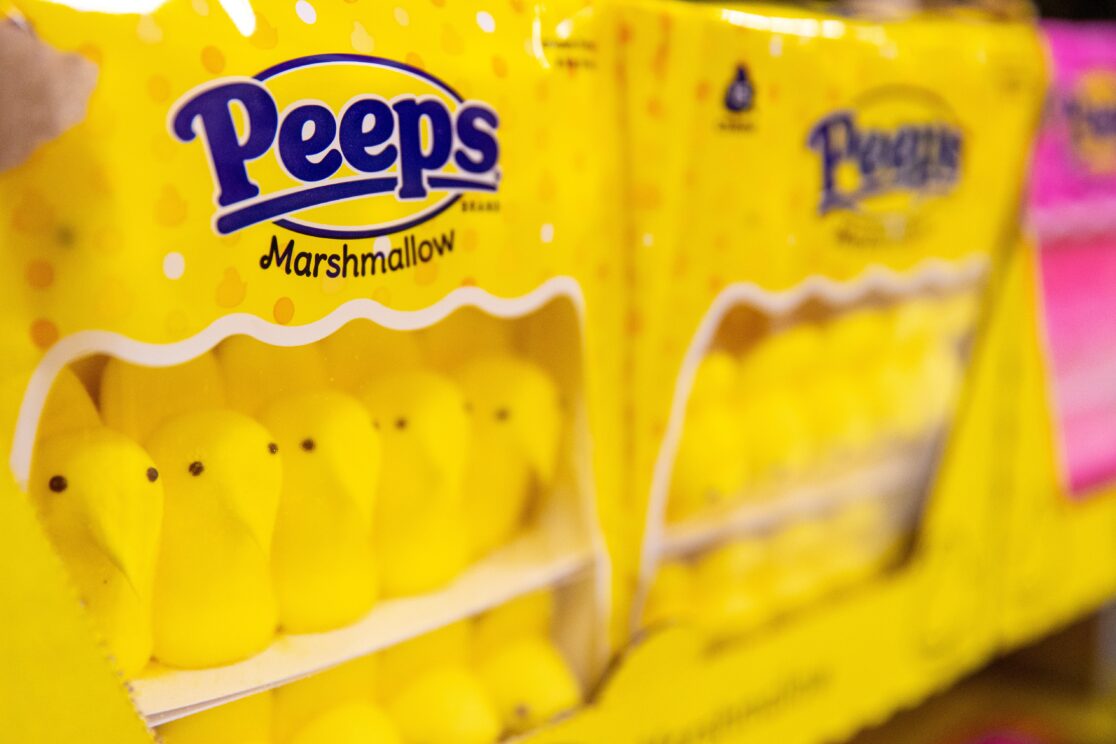 Easter marshmallow Peeps