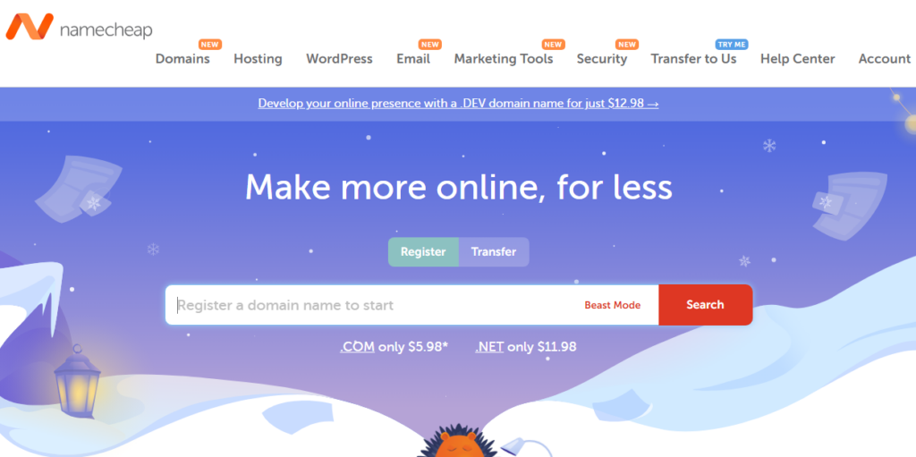 Namecheap - Alternatif Hostinger