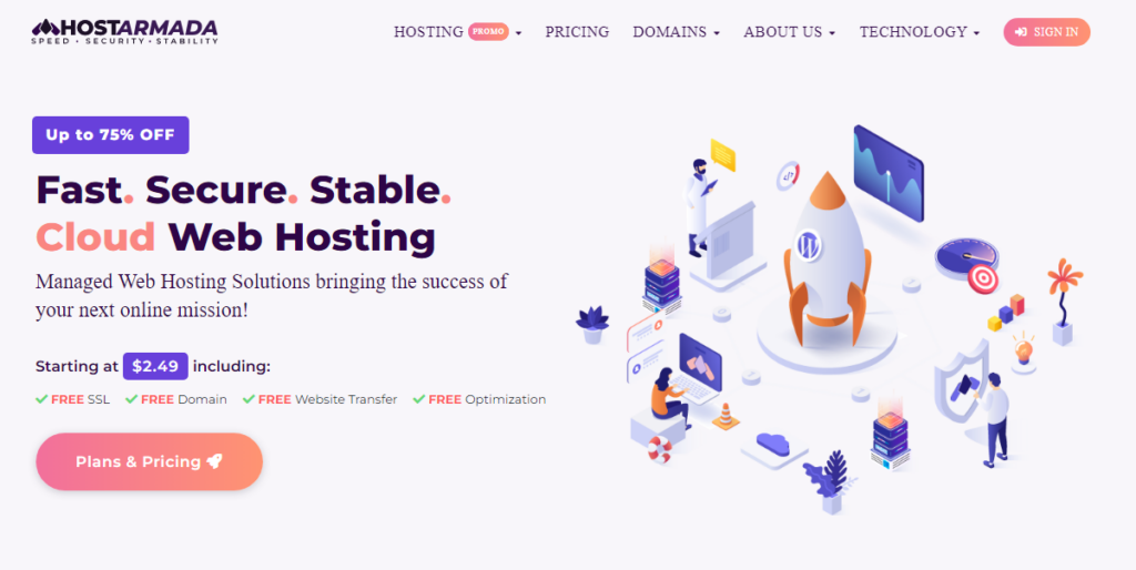 HostArmada: alternative a Hostinger