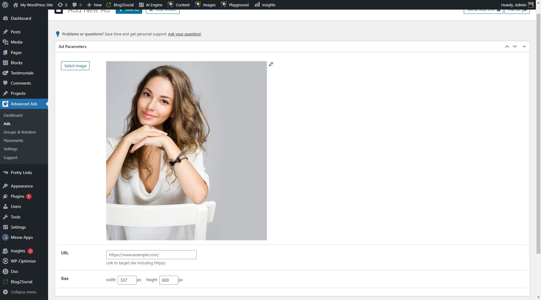 anúncios avançados