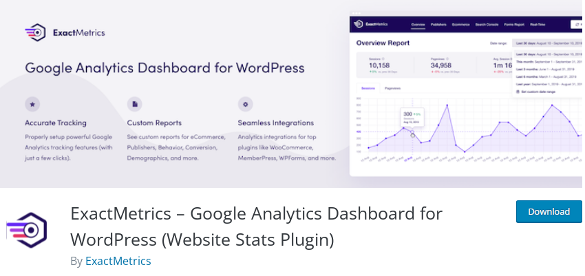 MonsterInsights 대안 ExactMetrics