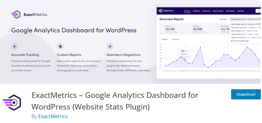 MonsterInsights 替代 ExactMetrics