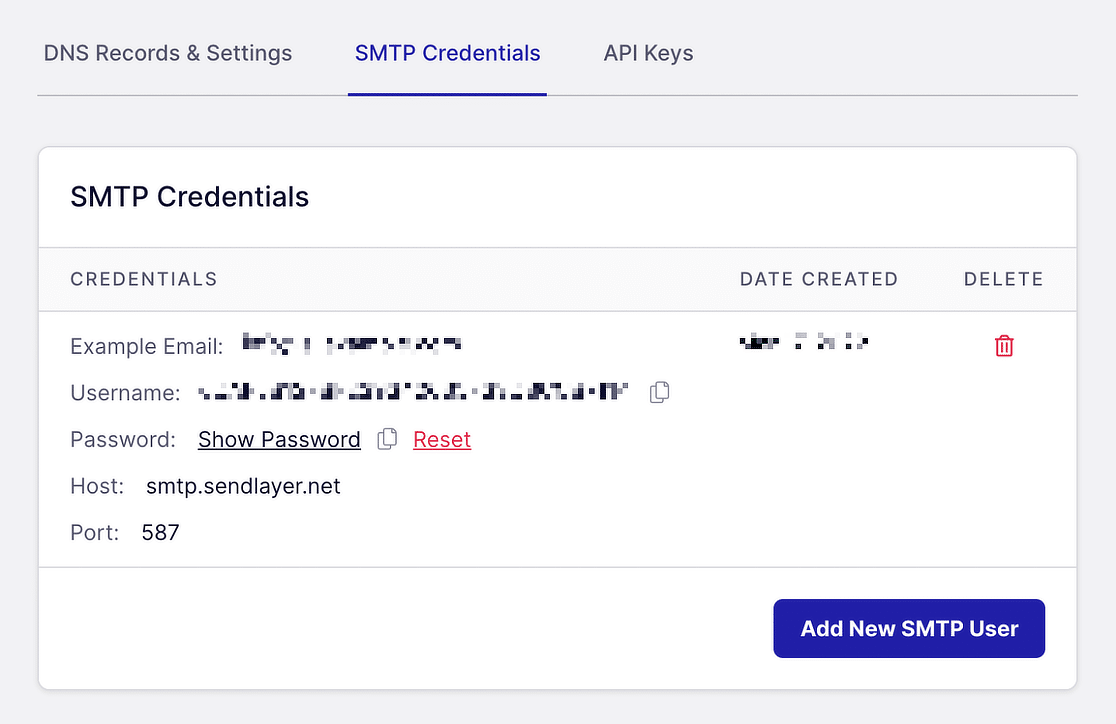 sendlayer smtp connection