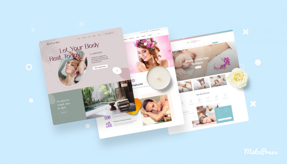 Templat spa kecantikan WordPress