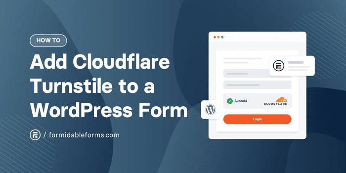 So fügen Sie Cloudflare Turnstile zu WordPress-Formularen hinzu