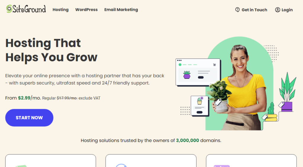 siteground - прессованные альтернативы
