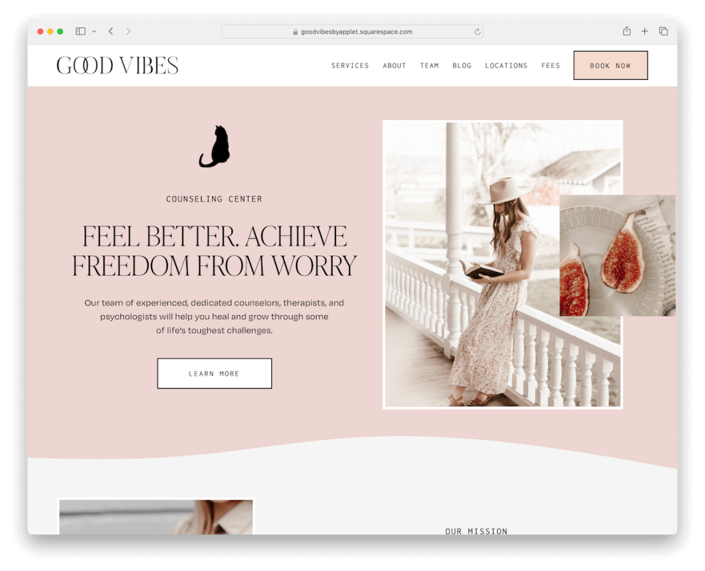 iyi hisler squarespace şablonu