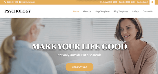 psychology WordPress Theme