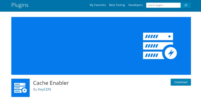 8+ Plugin Cache Terbaik untuk Situs Web WooCommerce 4 Cache Enabler