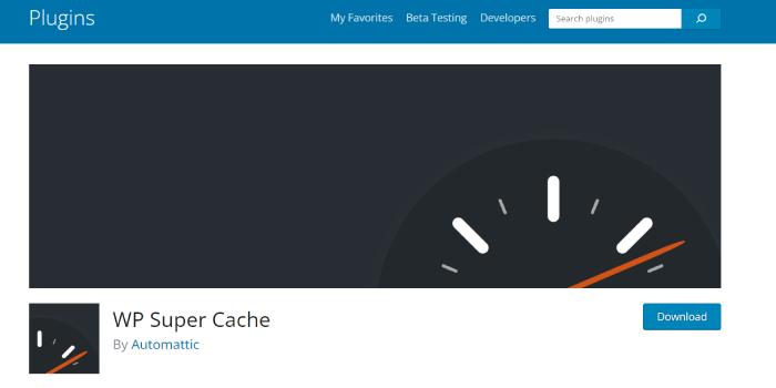 8+ Plugin Cache Terbaik untuk Situs Web WooCommerce 7 WP Super Cache
