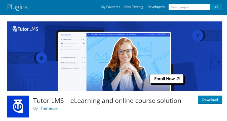 2024 年教育ウェブサイト向けの 9 つのベスト WordPress プラグイン 2 Tutor