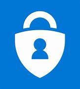 Logo Microsoft Authenticator w kolorze niebieskim