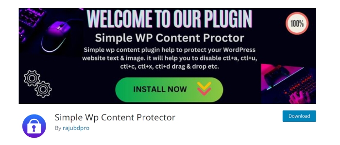7 Plugin Perlindungan Konten WordPress 5 Simple Wp Content Protector