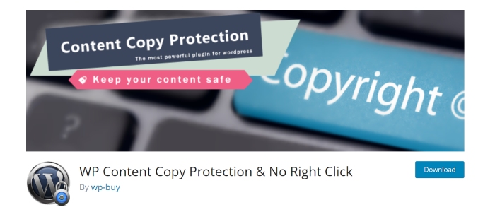 7 Plugin Perlindungan Konten WordPress 1 WP Content Copy Protection No Right Click – WordPress plugin WordPress org