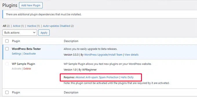 Pembaruan WordPress 6.5 “Regina”: Fitur & Pembaruan 15 Plugin Dependencies WordPress 6.5