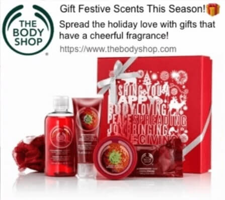 Vente de Noël The Body Shop