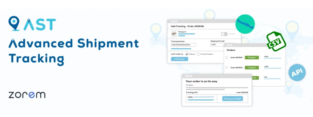 Advance Shipment Tracking By Zorem - Page d'accueil de l'un des excellents plugins d'expédition woocommerce