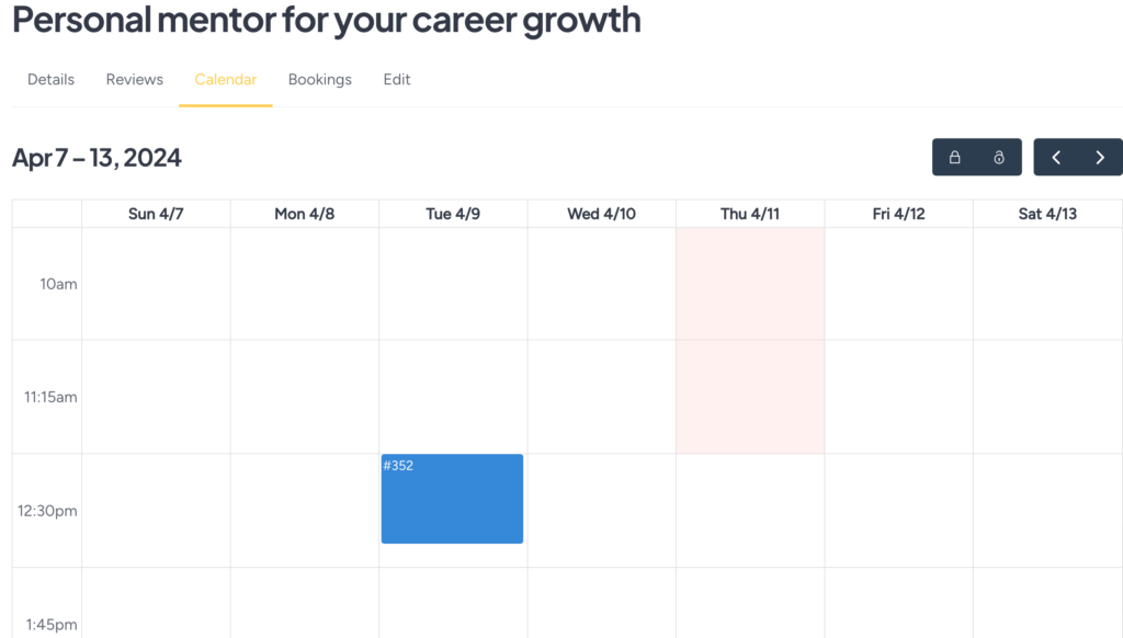 Calendario de MeetingHive.