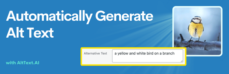 Alttext.ai는 이미지에 대한 대체 텍스트를 자동으로 생성하는 WordPress AI 플러그인입니다.
