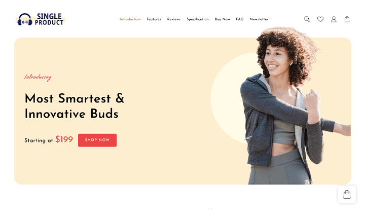 9 个最佳单一产品 WordPress 主题和模板 1 Shop Mania is one of the best single product WordPress themes available.
