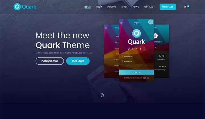 9 个最佳单一产品 WordPress 主题和模板 7 quark 126