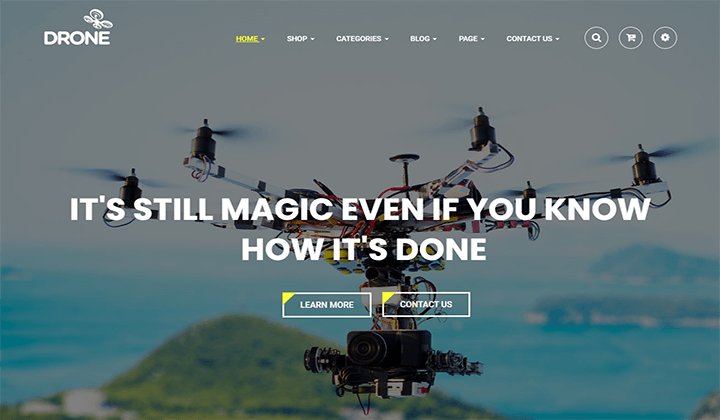 9 个最佳单一产品 WordPress 主题和模板 5 drone 321