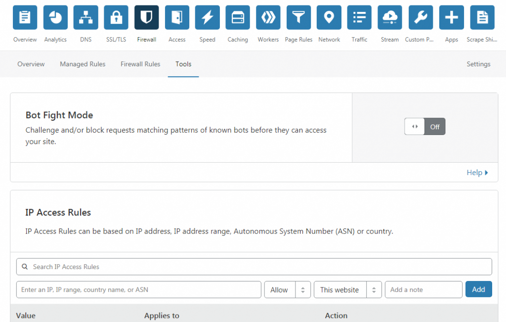 Como definir as configurações do Cloudflare no WordPress? 17 cloudflare ip whitelist How to Setup Cloudflare Settings on WordPress?