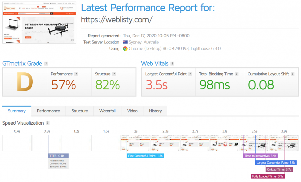 Como definir as configurações do Cloudflare no WordPress? 5 gtmetric speedup 1 How to Setup Cloudflare Settings on WordPress?