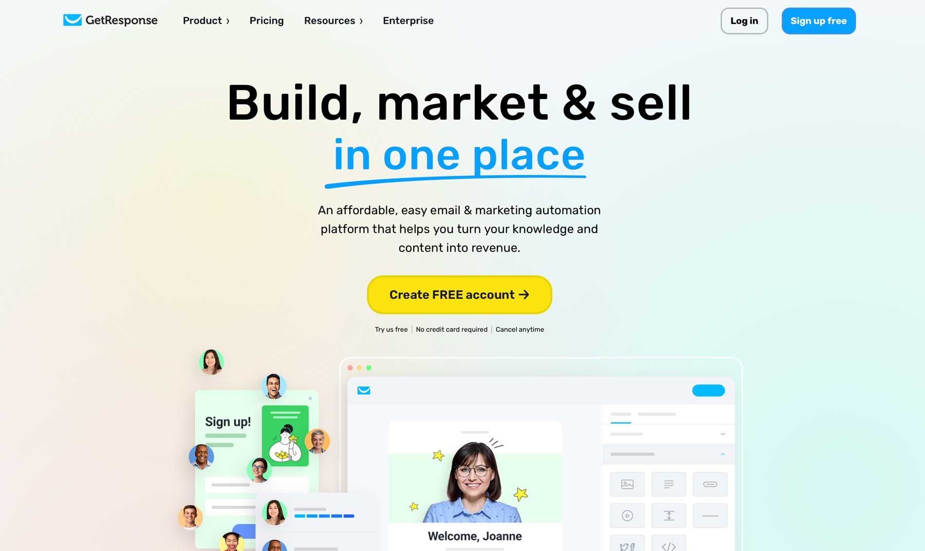 meilleurs créateurs de pages de destination IA Obtenez une réponse