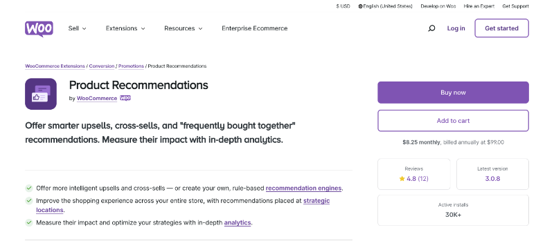 Recomendaciones avanzadas de productos: recomendaciones de productos según precios de WooCommerce