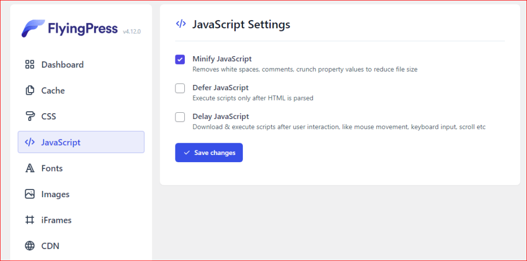 javascript 설정