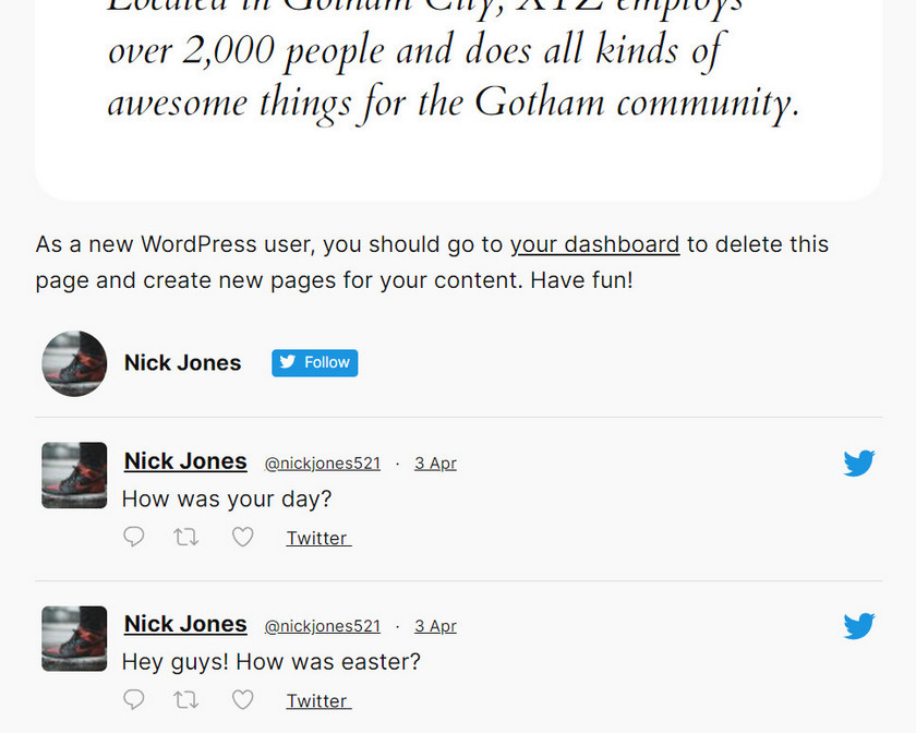 Aktuelle Tweets in WordPress mit Plugin anzeigen