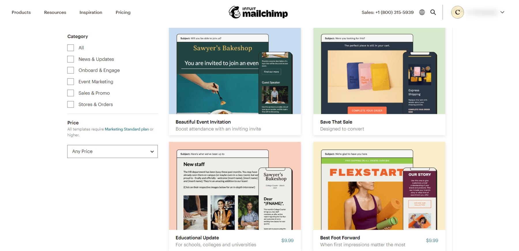 Mailchimp 이메일 템플릿