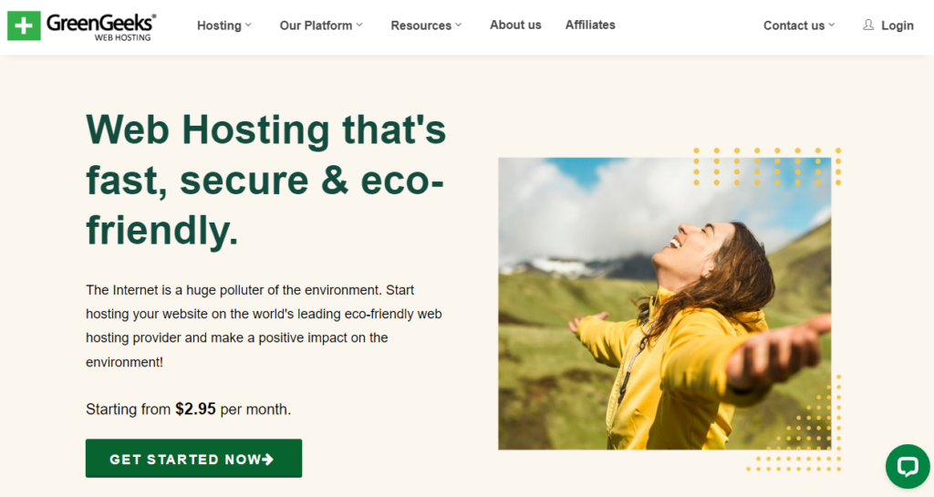 GreenGeeks — альтернативы хостингу InMotion