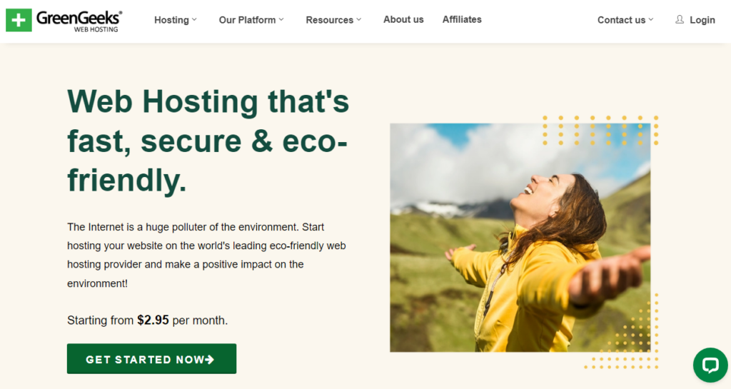 GreenGeeks – InMotion-Hosting-Alternativen