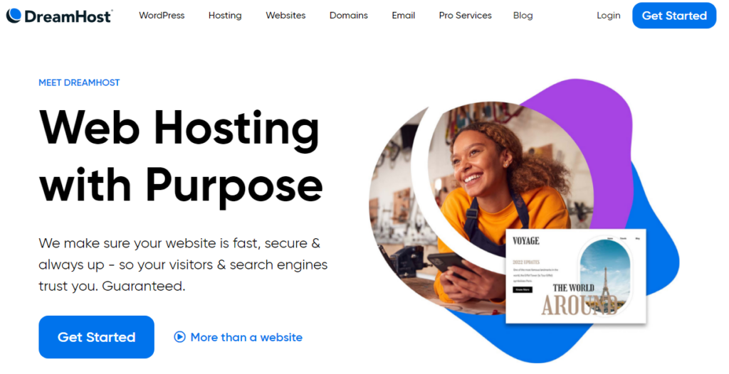 dreamhost — альтернативы хостингу InMotion
