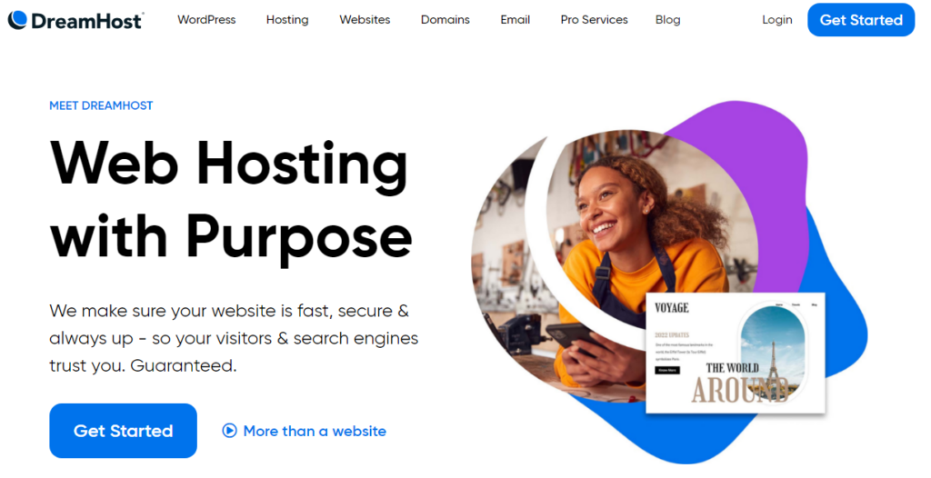 dreamhost – InMotion-Hosting-Alternativen