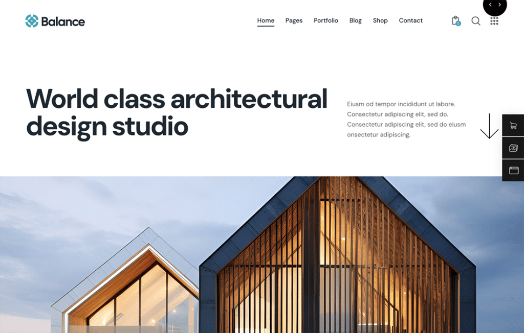 Balance - Tema WordPress de design de interiores