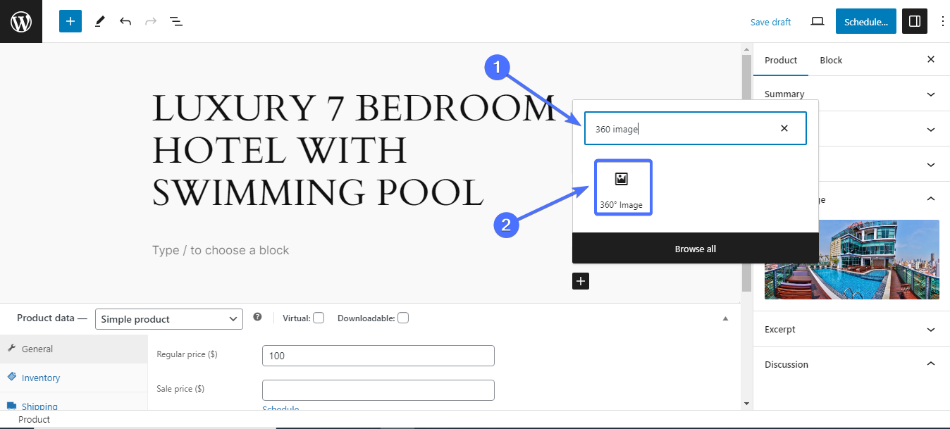 Image 360 pour WooCommerce