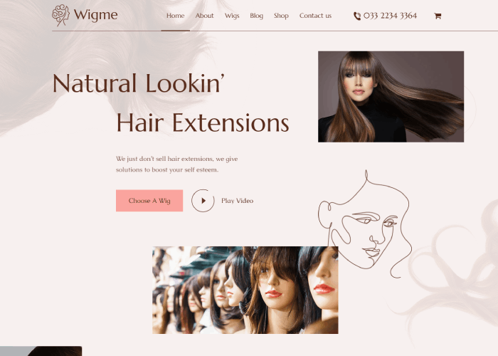 7 teme și șabloane WordPress pentru extensii de păr 3 New Project 7