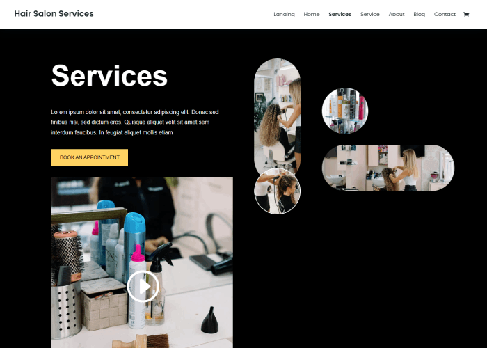 7 Teme și șabloane WordPress pentru extensii de păr 5 New Project 11