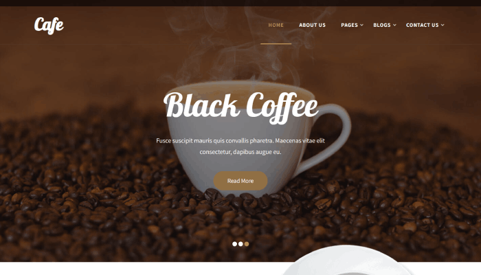 9 個最佳茶店 WordPress 主題和模板 5 New Project 2