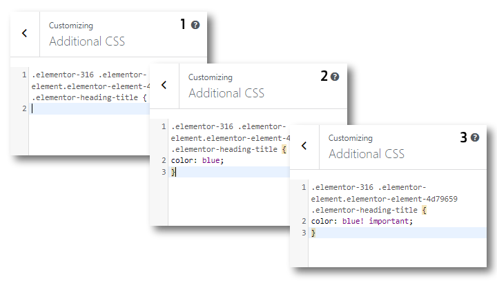 Como alterar a cor do texto em postagens ou páginas em 2024 11 CSS important 2