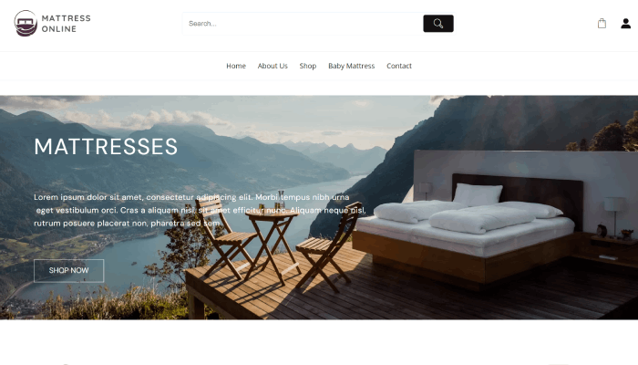 マットレスに最適な WordPress テーマとテンプレート 5 1 New Project 35