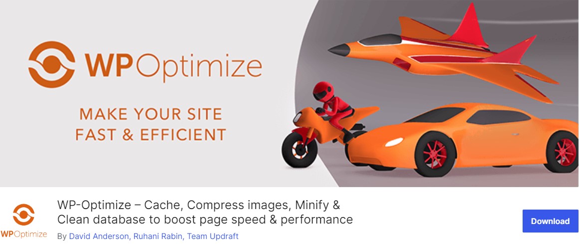 WP-Optimize - Plugin de optimizare WordPress